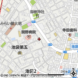 東京都豊島区池袋3丁目28-26周辺の地図