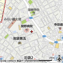 東京都豊島区池袋3丁目28-28周辺の地図