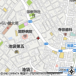 東京都豊島区池袋3丁目28-25周辺の地図