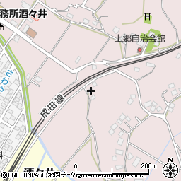 千葉県印旛郡酒々井町上岩橋1307-4周辺の地図