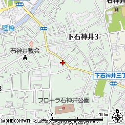 セブンイレブン練馬下石神井３丁目店周辺の地図