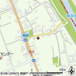 山梨県韮崎市藤井町駒井2862周辺の地図