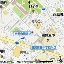 宮脇書店東京田無店周辺の地図