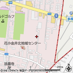 東京都小平市花小金井3丁目11-7周辺の地図