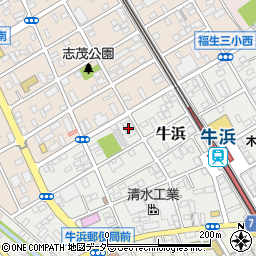 東京都福生市牛浜57-1周辺の地図