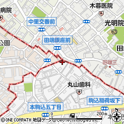 東京都文京区本駒込5丁目54-6周辺の地図