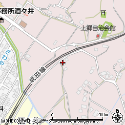 千葉県印旛郡酒々井町上岩橋1307-3周辺の地図