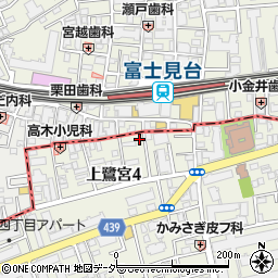 三菱ＵＦＪ銀行練馬富士見台 ＡＴＭ周辺の地図