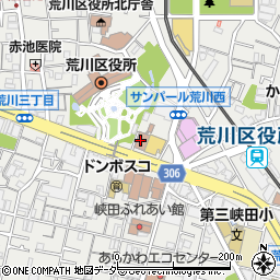 東京消防庁荒川消防署周辺の地図