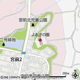 佐倉市　心身障害者福祉作業所よもぎの園周辺の地図