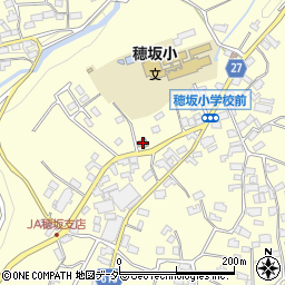 穂坂郵便局周辺の地図