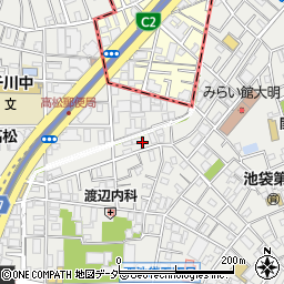 東京都豊島区池袋3丁目19周辺の地図