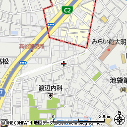 東京都豊島区池袋3丁目19-13周辺の地図