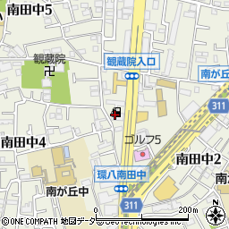 ＥＮＥＯＳ南田中ＳＳ周辺の地図