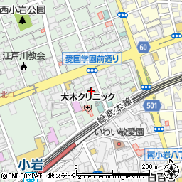 東京都江戸川区西小岩1丁目29-12周辺の地図