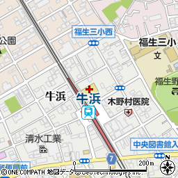 株式会社オザムフーズ　バリュー牛浜店周辺の地図