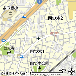 東京都葛飾区四つ木1丁目32-11周辺の地図