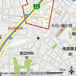 東京都豊島区池袋3丁目19-3周辺の地図