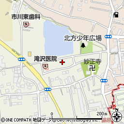 千葉県市川市北方町4丁目2412周辺の地図