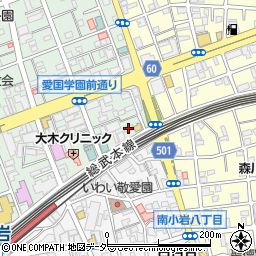 東京都江戸川区西小岩1丁目30-23周辺の地図