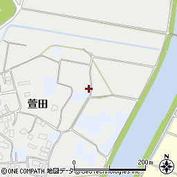 千葉県八千代市萱田周辺の地図
