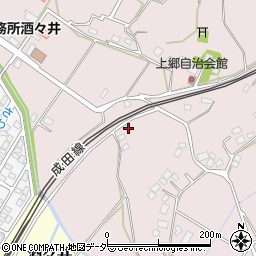 千葉県印旛郡酒々井町上岩橋1307-9周辺の地図