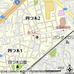 東京都葛飾区四つ木1丁目44-10周辺の地図