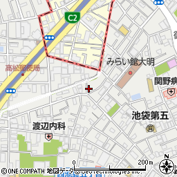 東京都豊島区池袋3丁目20-6周辺の地図