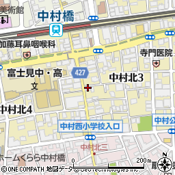 ドコモショップ中村橋店周辺の地図