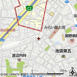 東京都豊島区池袋3丁目20-3周辺の地図