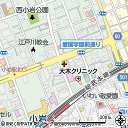 東京都江戸川区西小岩1丁目29-4周辺の地図