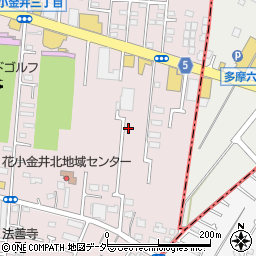 東京都小平市花小金井3丁目11-6周辺の地図
