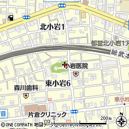 小岩神社周辺の地図
