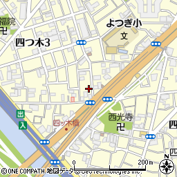 東京都葛飾区四つ木3丁目15-15周辺の地図