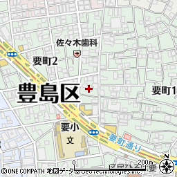 東京都豊島区要町2丁目18周辺の地図