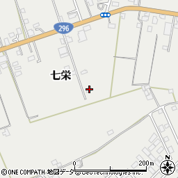 千葉県富里市七栄109-9周辺の地図