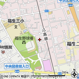 東京都福生市福生2441周辺の地図