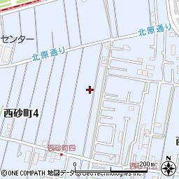 東京都立川市西砂町4丁目46周辺の地図