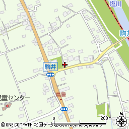 山梨県韮崎市藤井町駒井2856周辺の地図