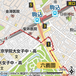 サーティワンアイスクリーム 駒込駅前店周辺の地図