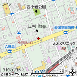 東京都江戸川区西小岩4丁目14-1周辺の地図