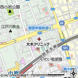 東京都江戸川区西小岩1丁目29-11周辺の地図