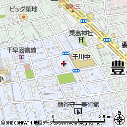 おたからや　千川駅前店周辺の地図