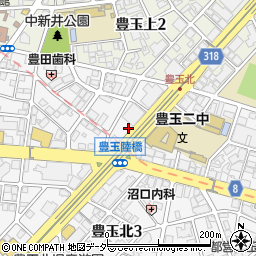 東京都練馬区豊玉北3丁目20周辺の地図