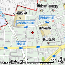 東京都江戸川区西小岩3丁目13周辺の地図