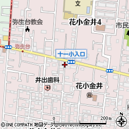 小平停車場野中新田線周辺の地図