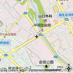 中福生周辺の地図