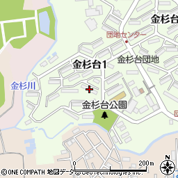 金杉台団地賃貸１－３－１２周辺の地図