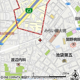 東京都豊島区池袋3丁目20周辺の地図