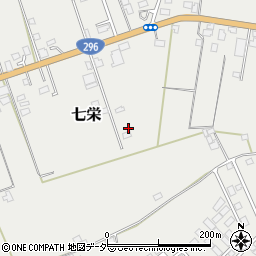 千葉県富里市七栄109-6周辺の地図